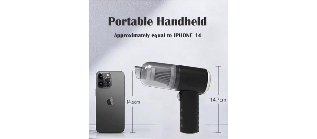 Aspiradora Portátil SOS 2 en 1 – Succión y Soplador Inalámbrico, Recargable USB
