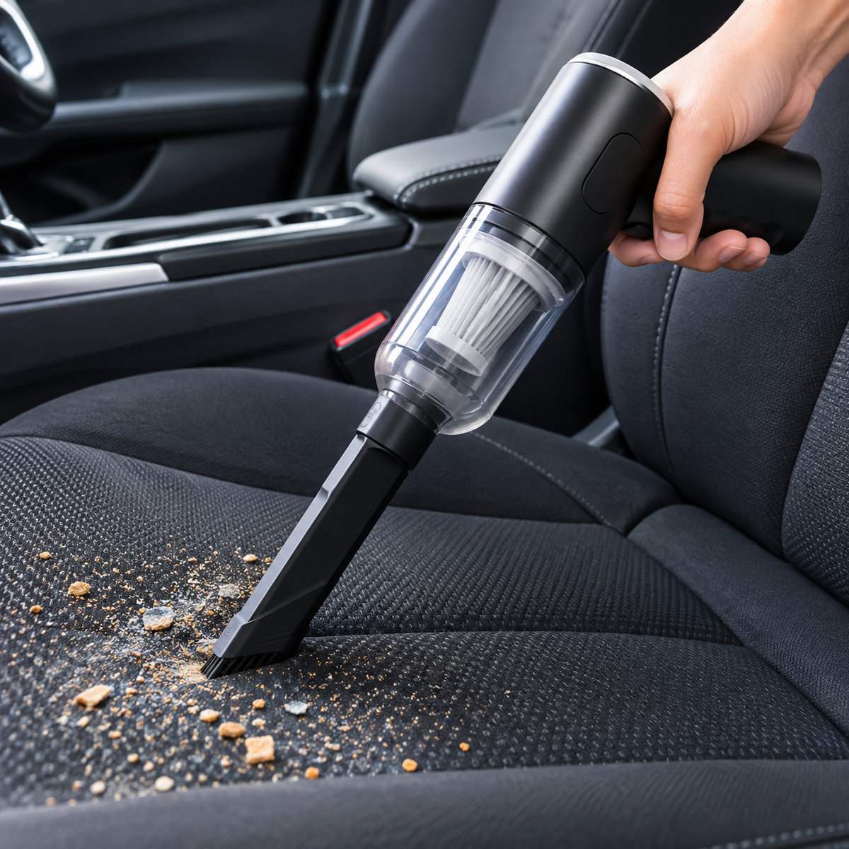 Mini Aspirador Inalambrico 9000Pa - Coche y Hogar, Recargable USB